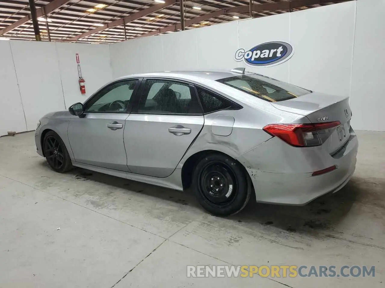 2 Photograph of a damaged car 2HGFE2F5XRH544431 HONDA CIVIC 2024