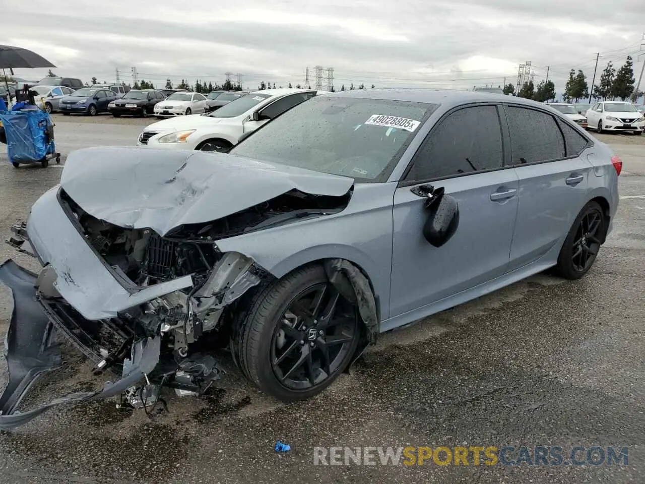 1 Photograph of a damaged car 2HGFE2F5XRH546373 HONDA CIVIC 2024