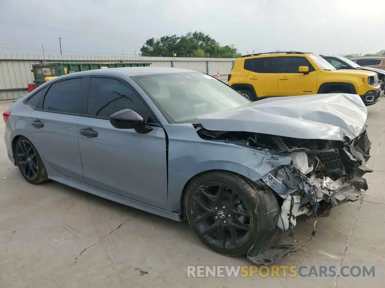 4 Photograph of a damaged car 2HGFE2F5XRH551413 HONDA CIVIC 2024