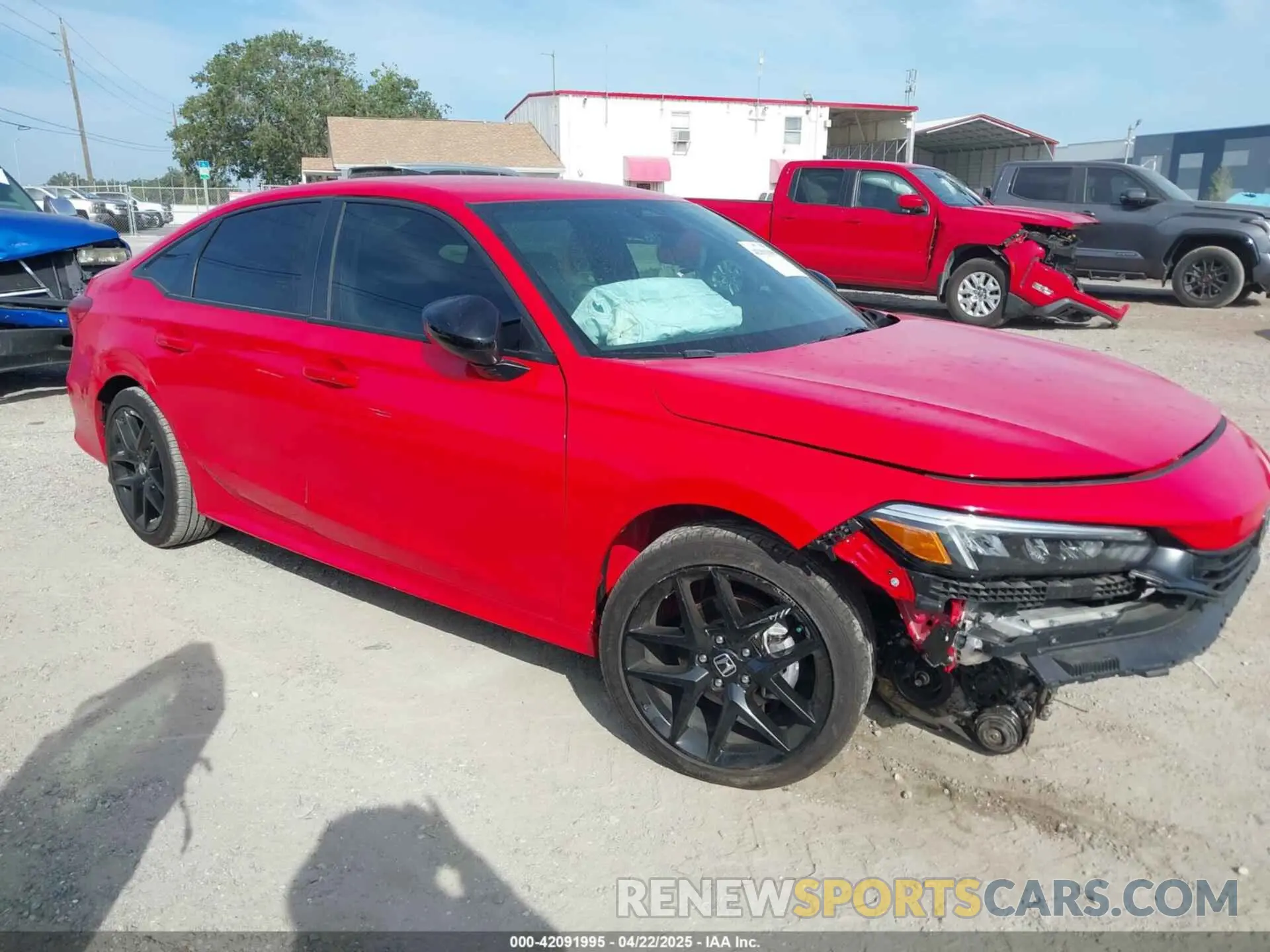 1 Photograph of a damaged car 2HGFE2F5XRH552612 HONDA CIVIC 2024