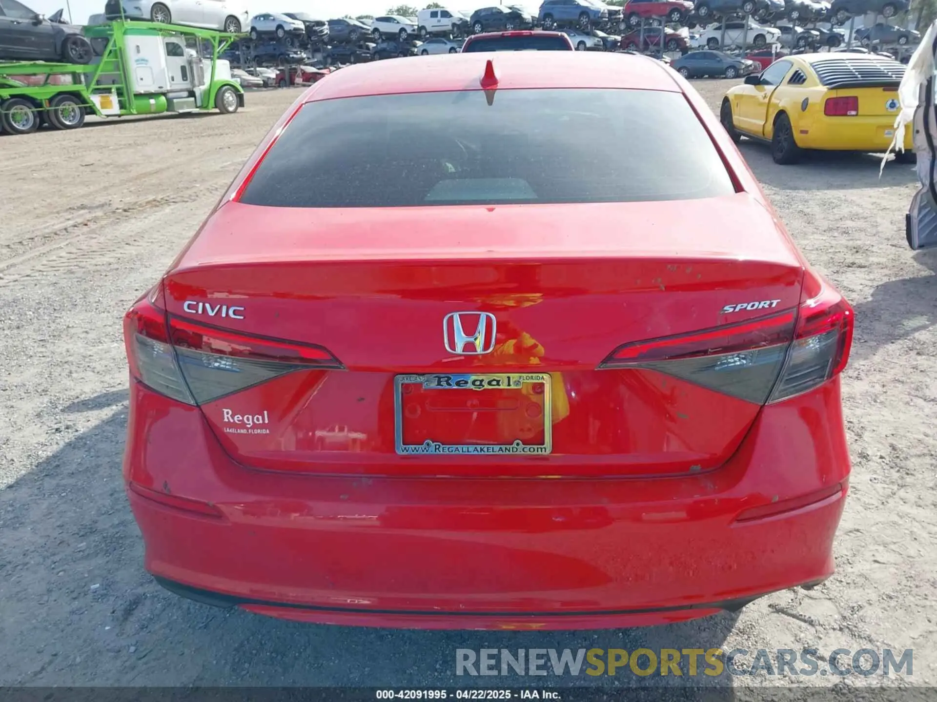 16 Photograph of a damaged car 2HGFE2F5XRH552612 HONDA CIVIC 2024
