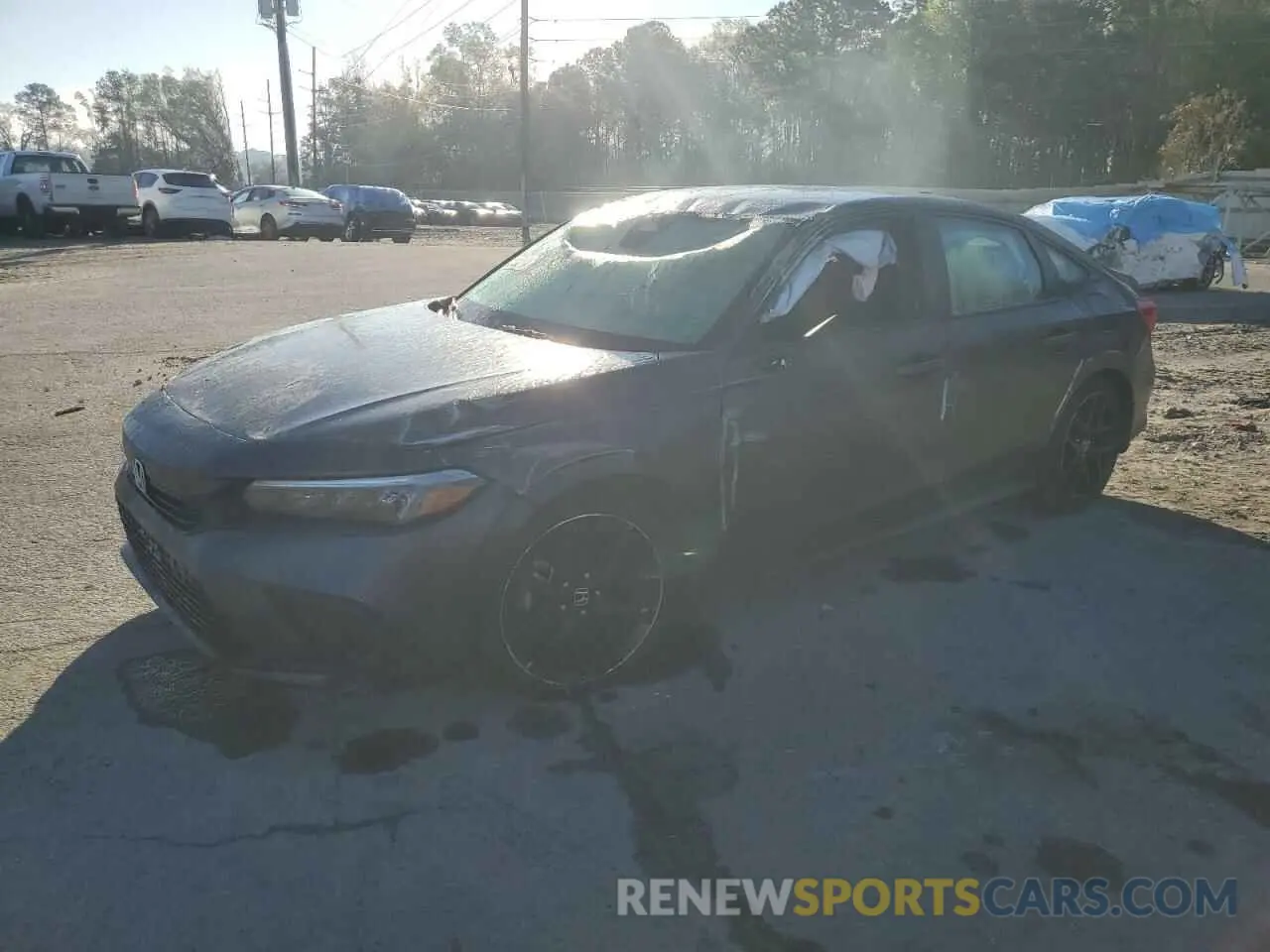 1 Photograph of a damaged car 2HGFE2F5XRH553940 HONDA CIVIC 2024