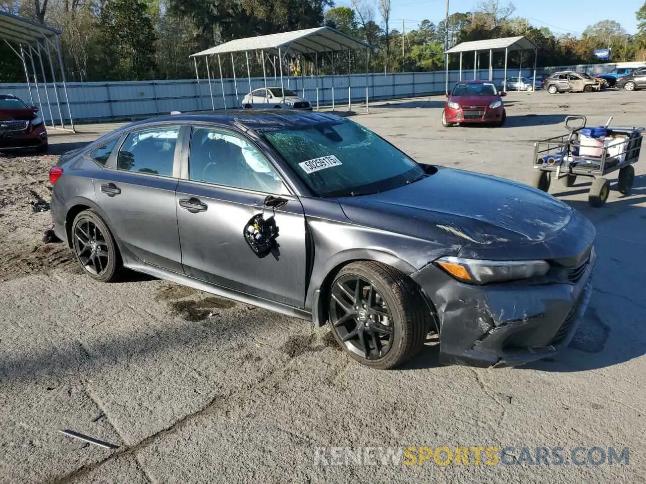 4 Photograph of a damaged car 2HGFE2F5XRH553940 HONDA CIVIC 2024