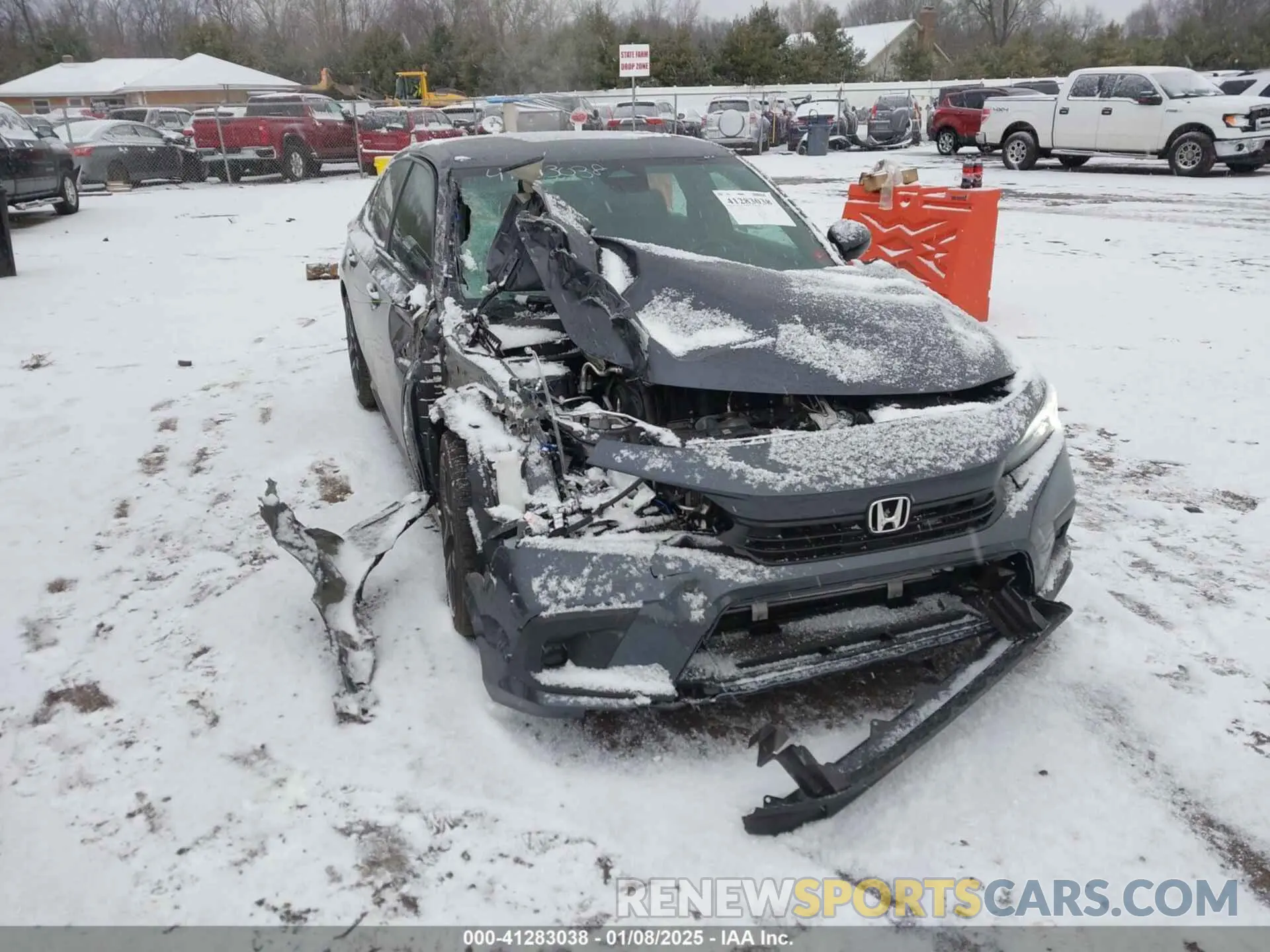 1 Photograph of a damaged car 2HGFE2F5XRH577686 HONDA CIVIC 2024