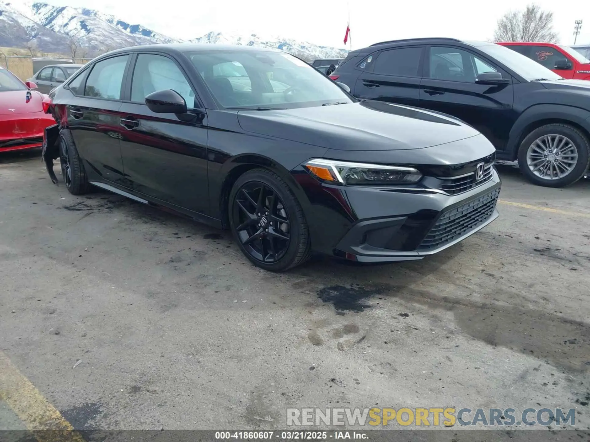 1 Photograph of a damaged car 2HGFE2F5XRH582161 HONDA CIVIC 2024