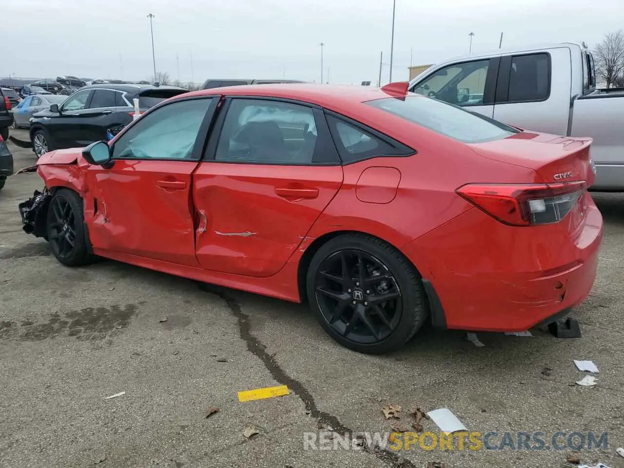 2 Photograph of a damaged car 2HGFE2F5XRH590566 HONDA CIVIC 2024