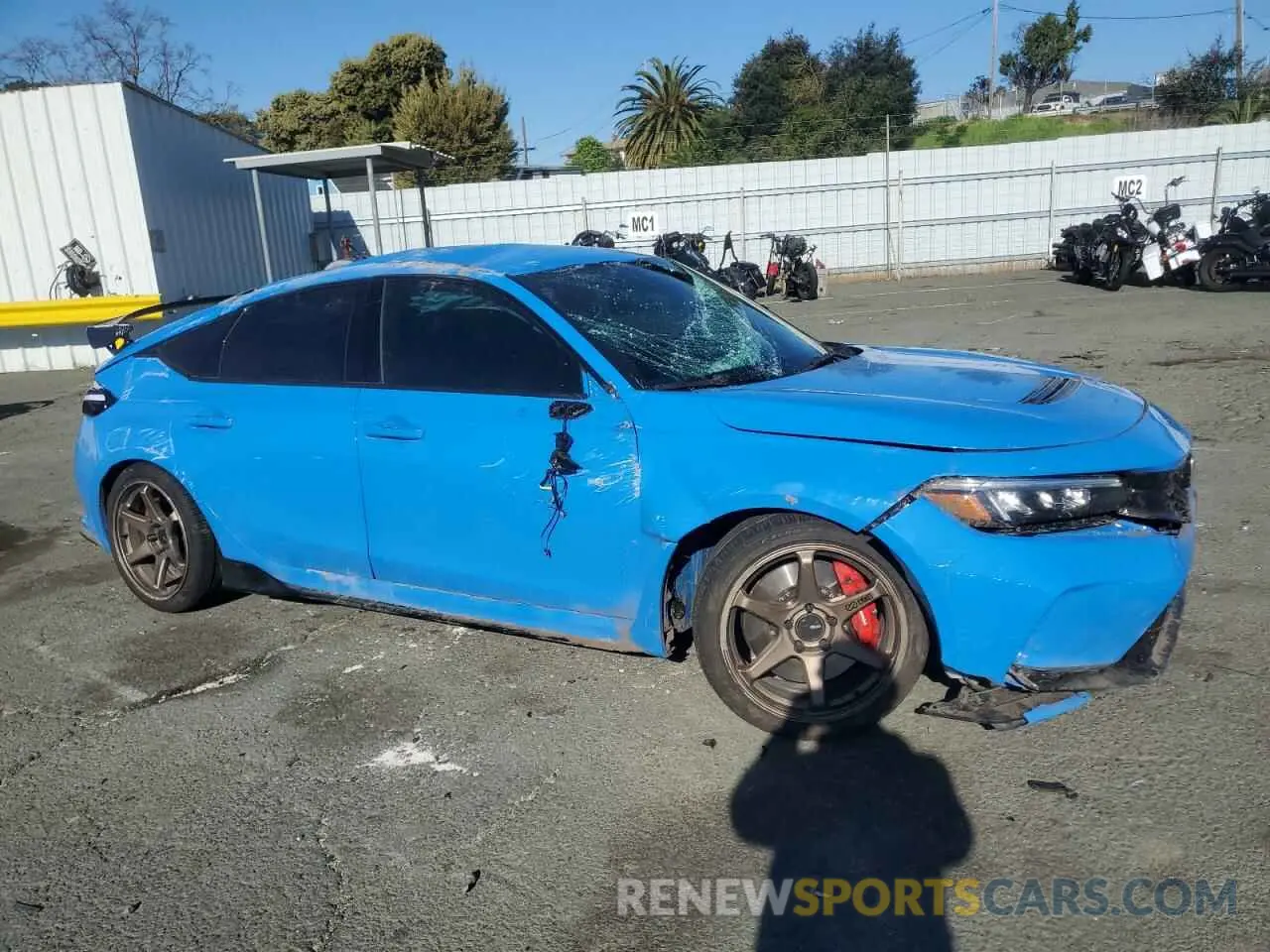 4 Photograph of a damaged car JHMFL5G49RX002730 HONDA CIVIC 2024