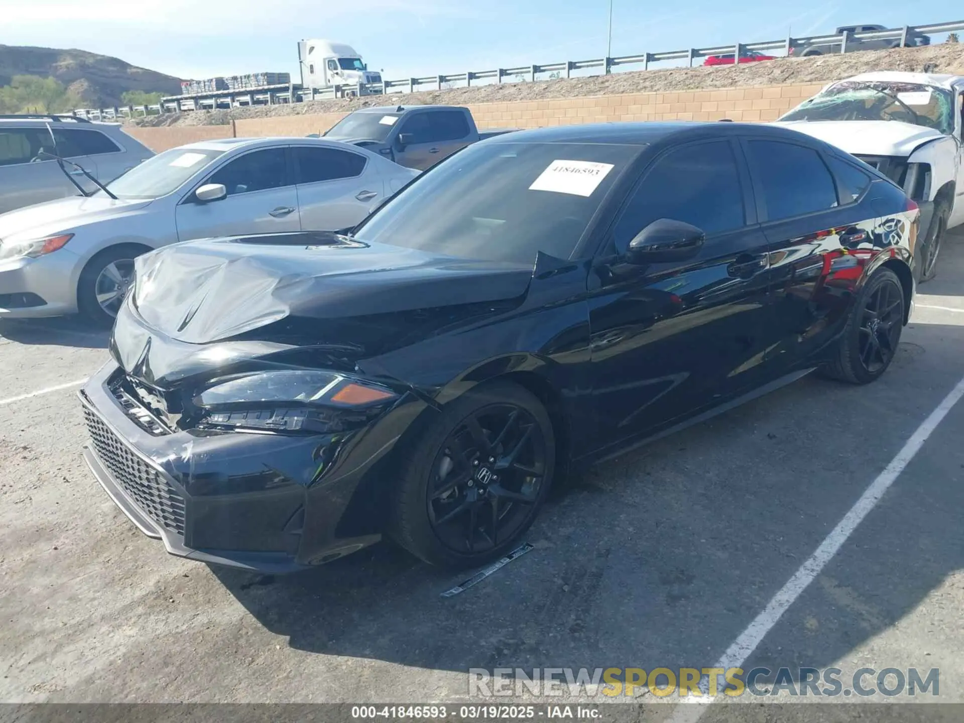 2 Photograph of a damaged car 19XFL2H80SE004602 HONDA CIVIC 2025