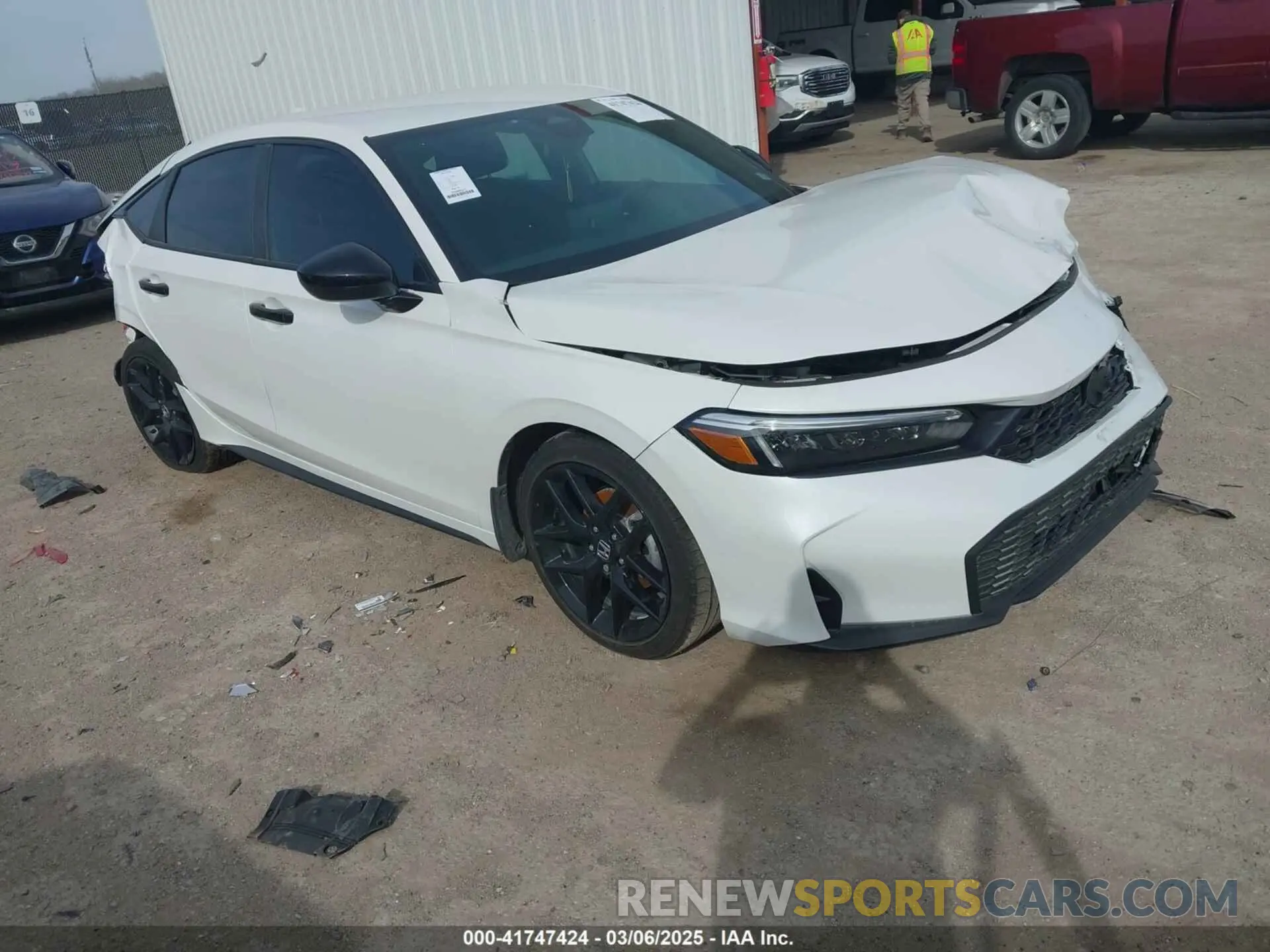 1 Photograph of a damaged car 19XFL2H80SE004938 HONDA CIVIC 2025