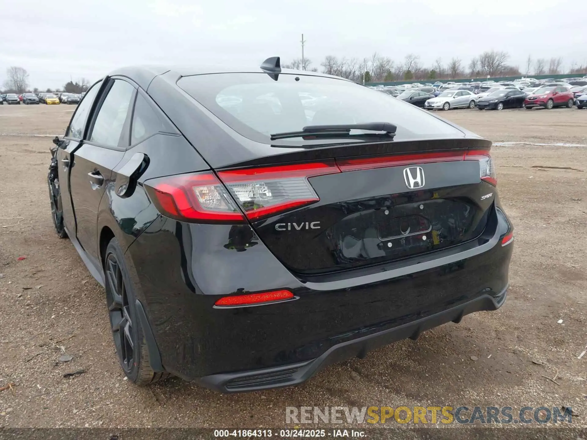 3 Photograph of a damaged car 19XFL2H80SE012246 HONDA CIVIC 2025