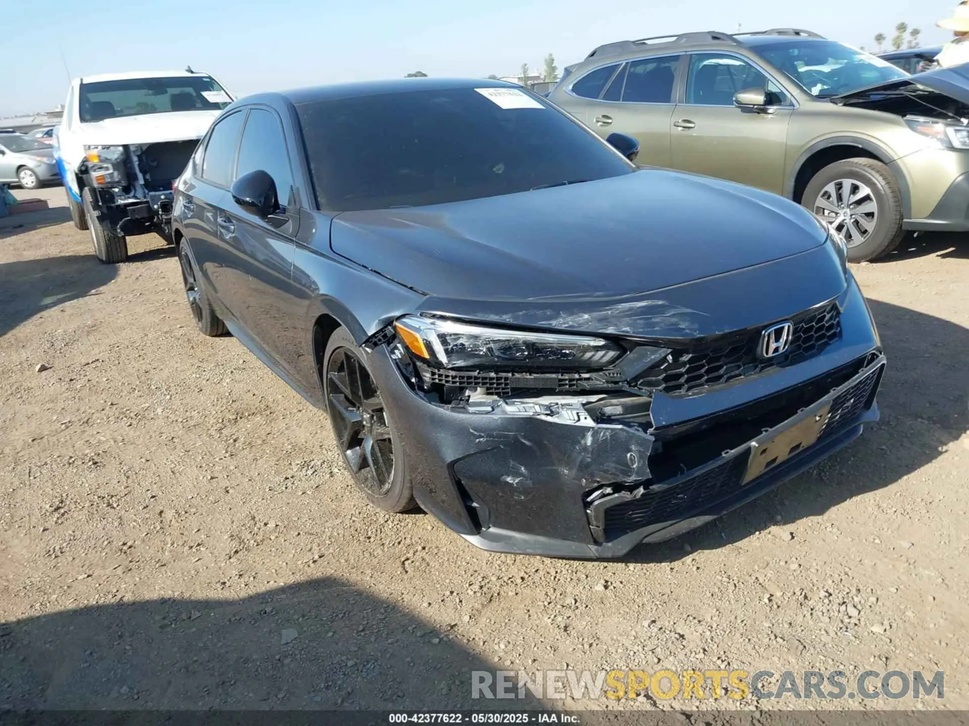 1 Photograph of a damaged car 19XFL2H80SE013705 HONDA CIVIC 2025