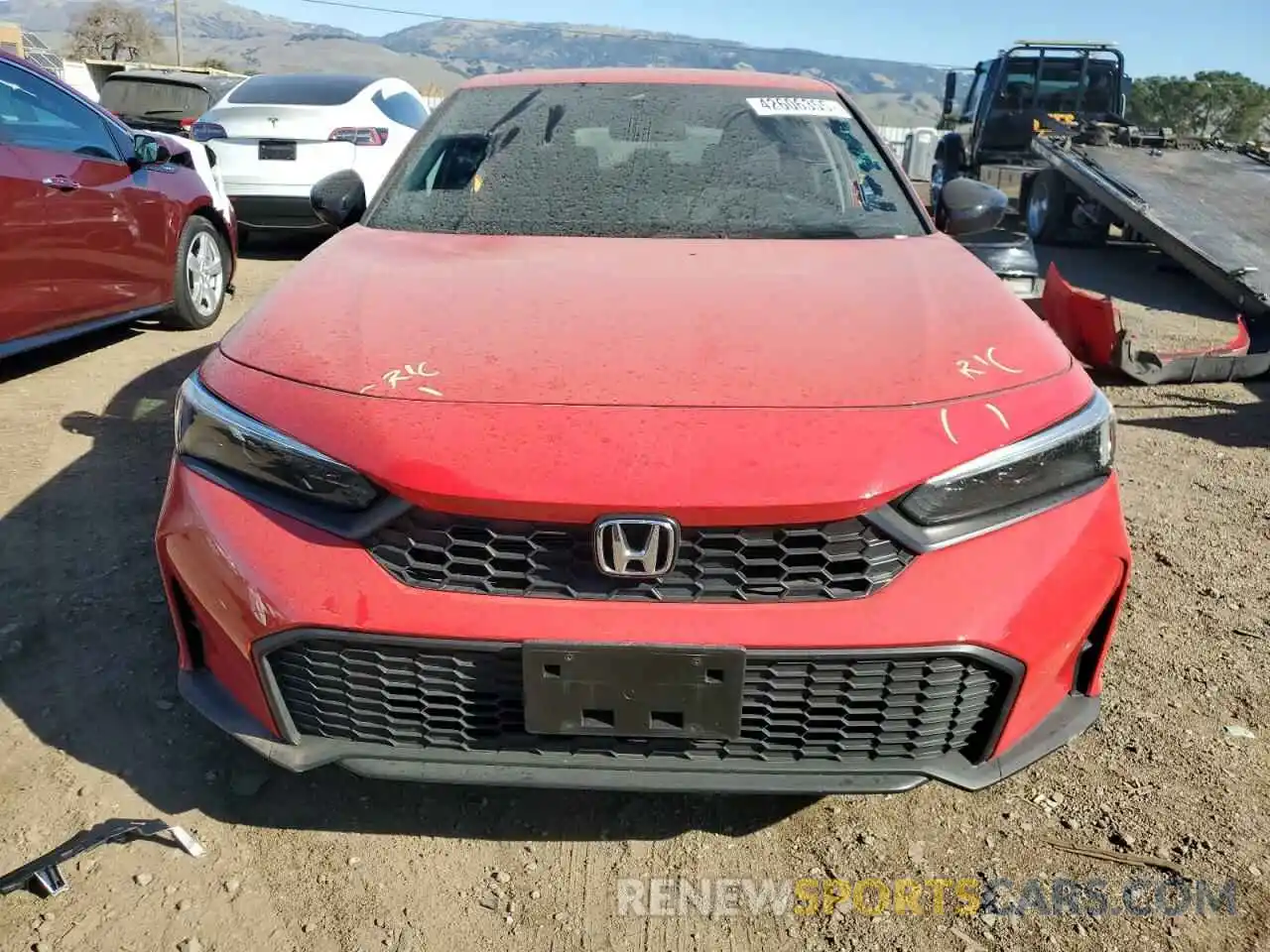 5 Photograph of a damaged car 19XFL2H81SE001692 HONDA CIVIC 2025