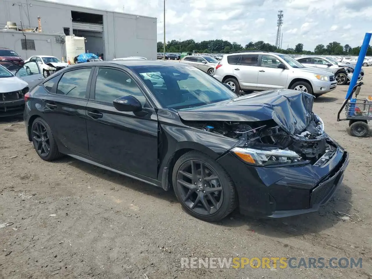 4 Photograph of a damaged car 19XFL2H81SE012918 HONDA CIVIC 2025