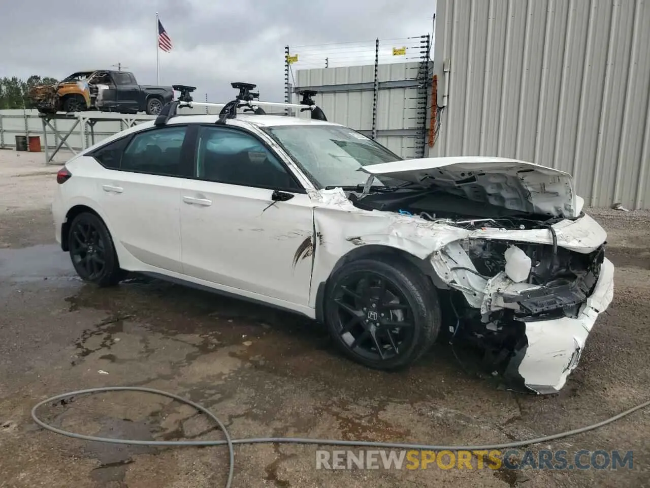 4 Photograph of a damaged car 19XFL2H81SE015835 HONDA CIVIC 2025