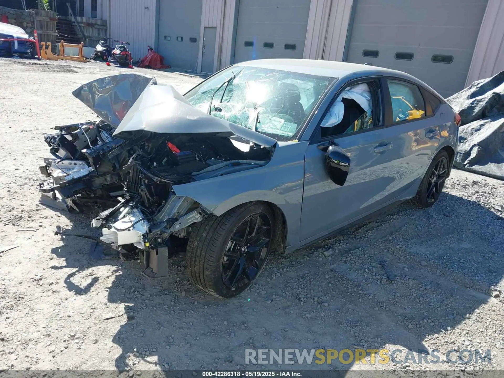 2 Photograph of a damaged car 19XFL2H81SE025815 HONDA CIVIC 2025