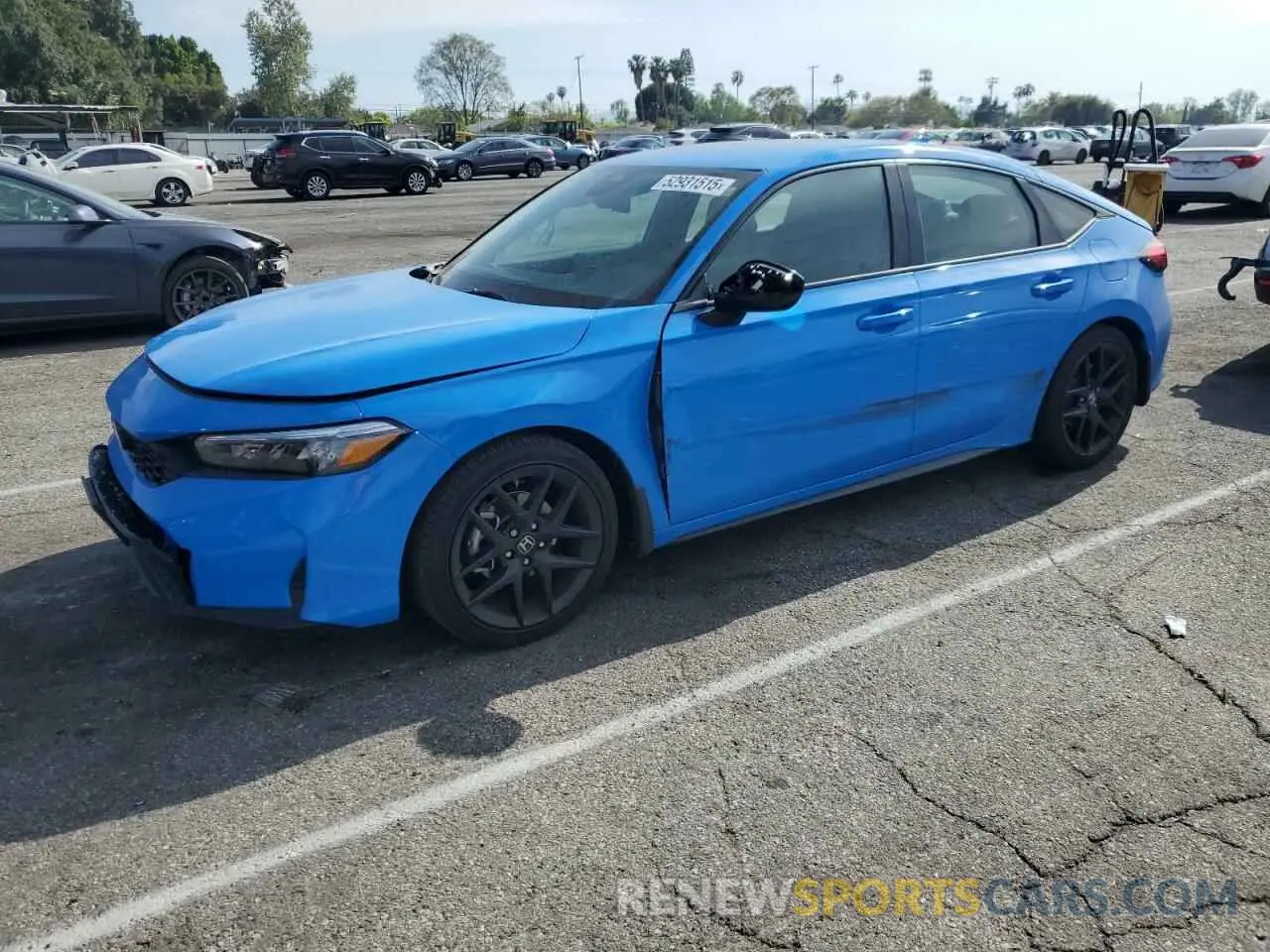 1 Photograph of a damaged car 19XFL2H82SE007212 HONDA CIVIC 2025