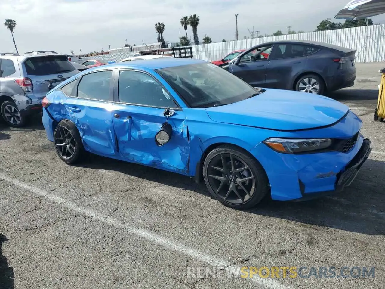 4 Photograph of a damaged car 19XFL2H82SE007212 HONDA CIVIC 2025