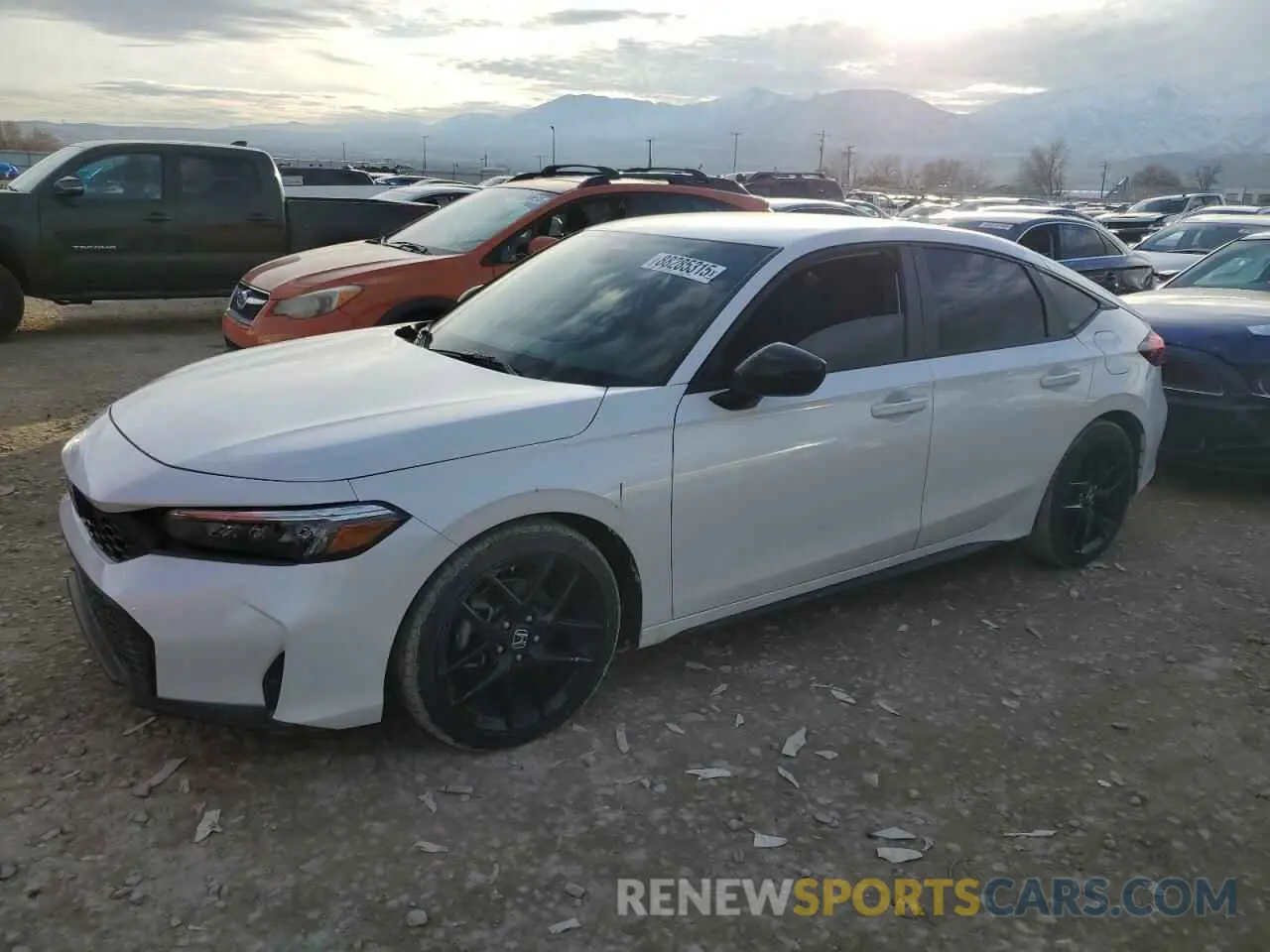 1 Photograph of a damaged car 19XFL2H83SE003654 HONDA CIVIC 2025