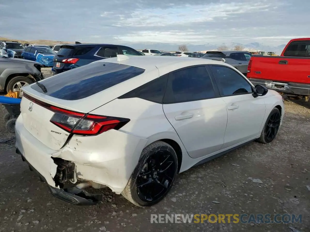 3 Photograph of a damaged car 19XFL2H83SE003654 HONDA CIVIC 2025