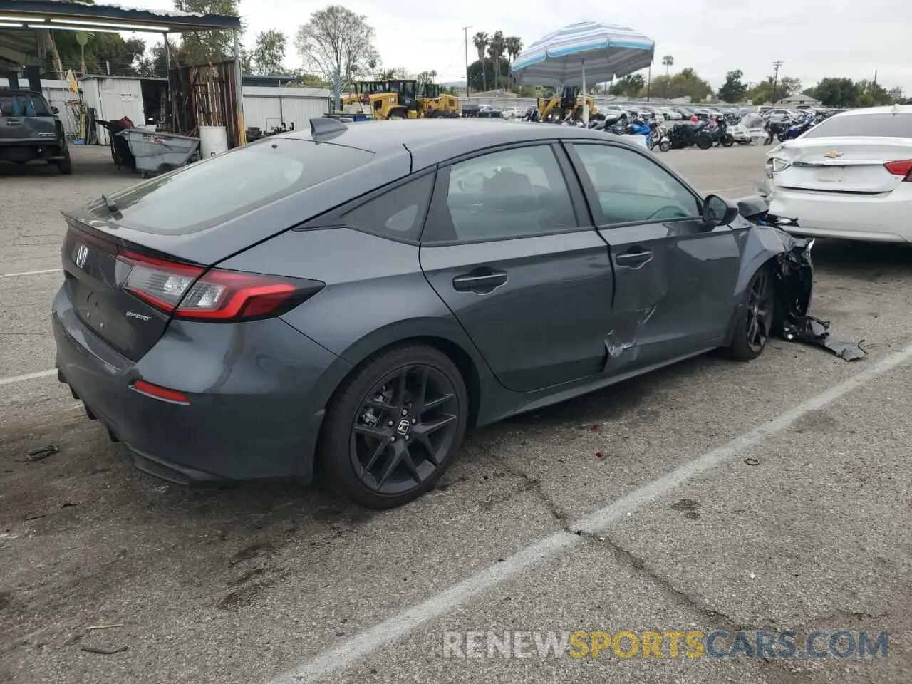 3 Photograph of a damaged car 19XFL2H83SE010135 HONDA CIVIC 2025