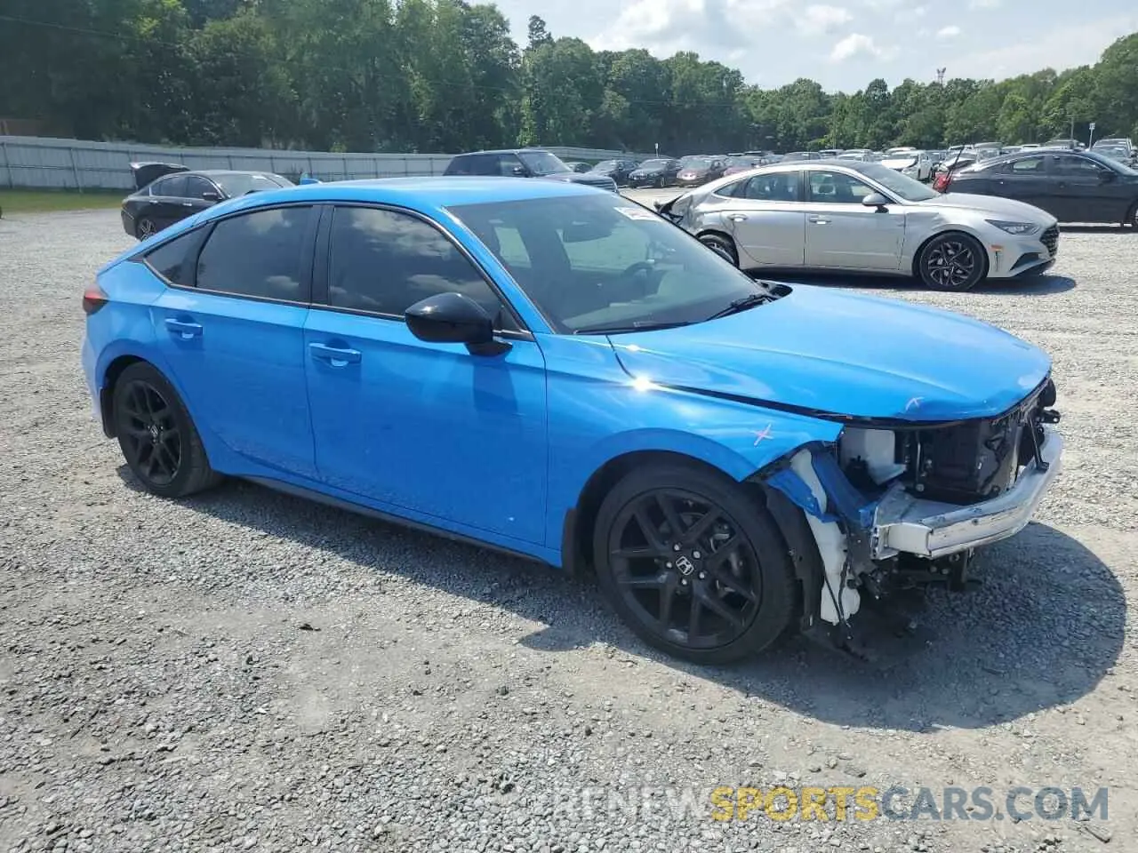 4 Photograph of a damaged car 19XFL2H83SE010474 HONDA CIVIC 2025