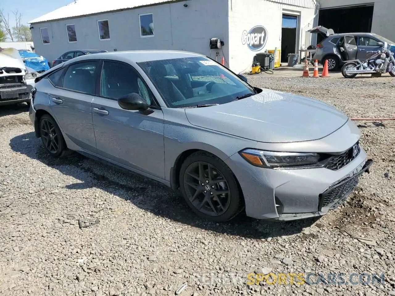 4 Photograph of a damaged car 19XFL2H83SE011575 HONDA CIVIC 2025