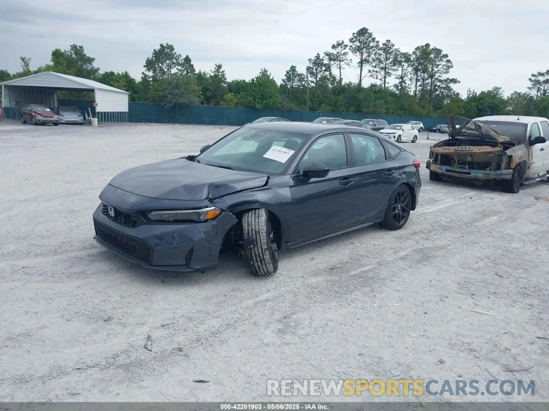 2 Photograph of a damaged car 19XFL2H83SE012838 HONDA CIVIC 2025