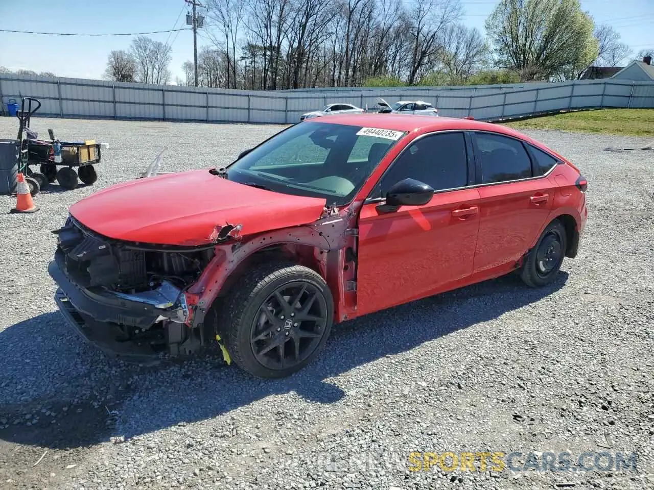 1 Photograph of a damaged car 19XFL2H86SE001784 HONDA CIVIC 2025