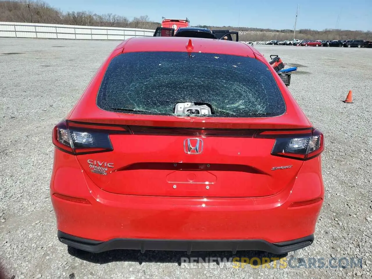 6 Photograph of a damaged car 19XFL2H86SE001784 HONDA CIVIC 2025