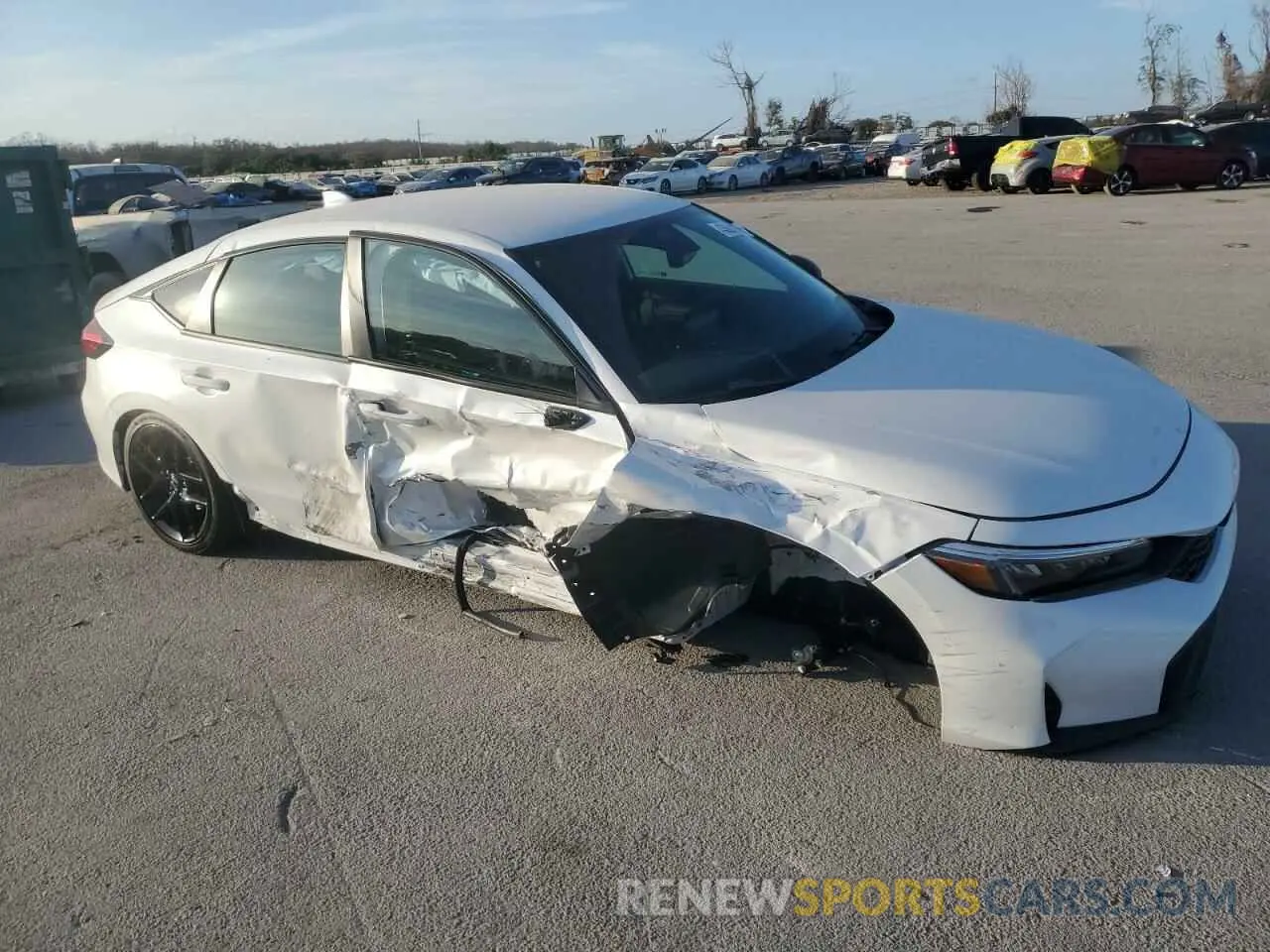 4 Photograph of a damaged car 19XFL2H86SE013286 HONDA CIVIC 2025
