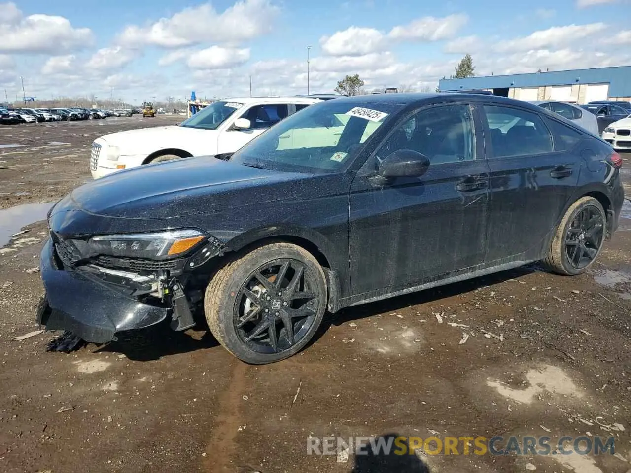 1 Photograph of a damaged car 19XFL2H87SE009828 HONDA CIVIC 2025