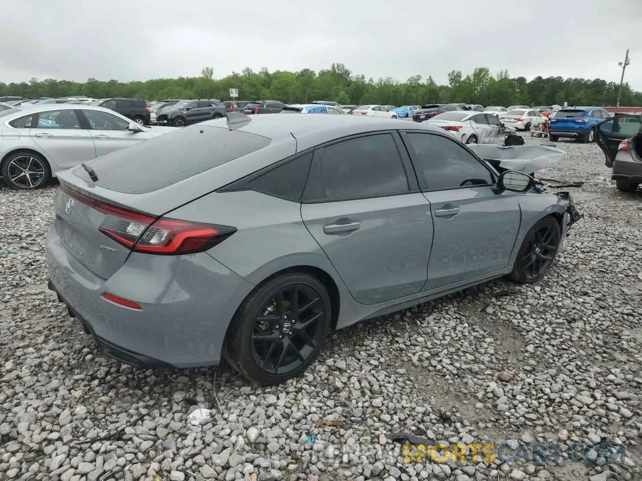 3 Photograph of a damaged car 19XFL2H88SE000085 HONDA CIVIC 2025