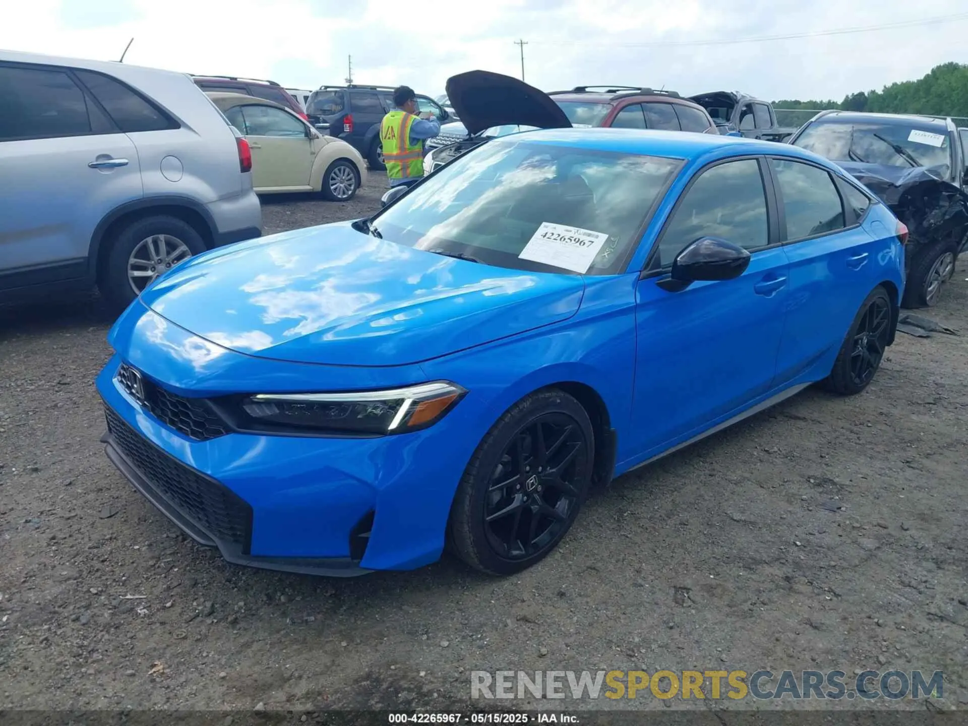 2 Photograph of a damaged car 19XFL2H8XSE002145 HONDA CIVIC 2025