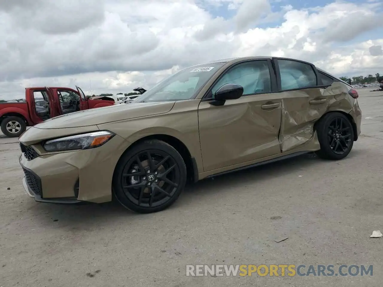 1 Photograph of a damaged car 19XFL4H85SE013145 HONDA CIVIC 2025