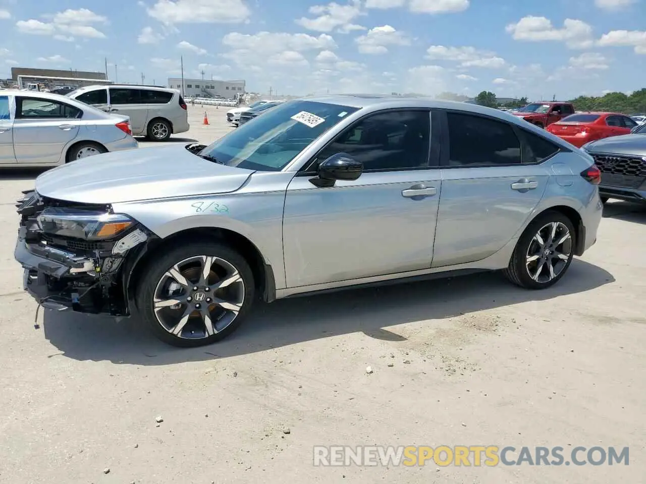 1 Photograph of a damaged car 19XFL4H91SE007805 HONDA CIVIC 2025