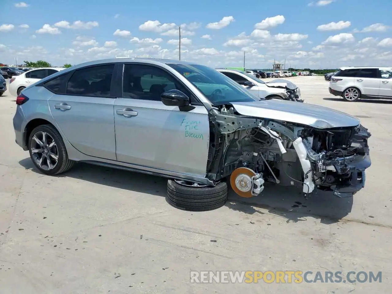 4 Photograph of a damaged car 19XFL4H91SE007805 HONDA CIVIC 2025