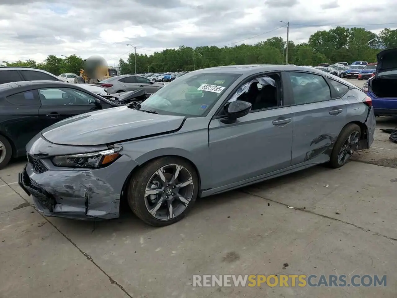1 Photograph of a damaged car 19XFL4H95SE007631 HONDA CIVIC 2025