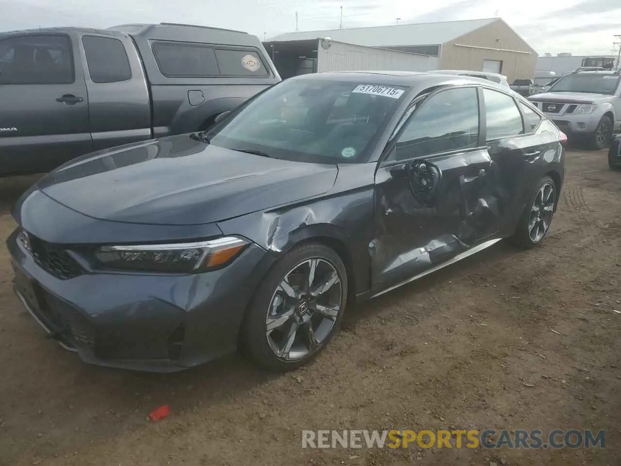 1 Photograph of a damaged car 19XFL4H97SE004844 HONDA CIVIC 2025