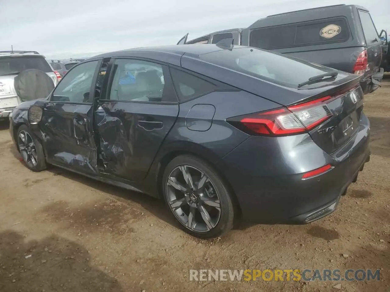 2 Photograph of a damaged car 19XFL4H97SE004844 HONDA CIVIC 2025