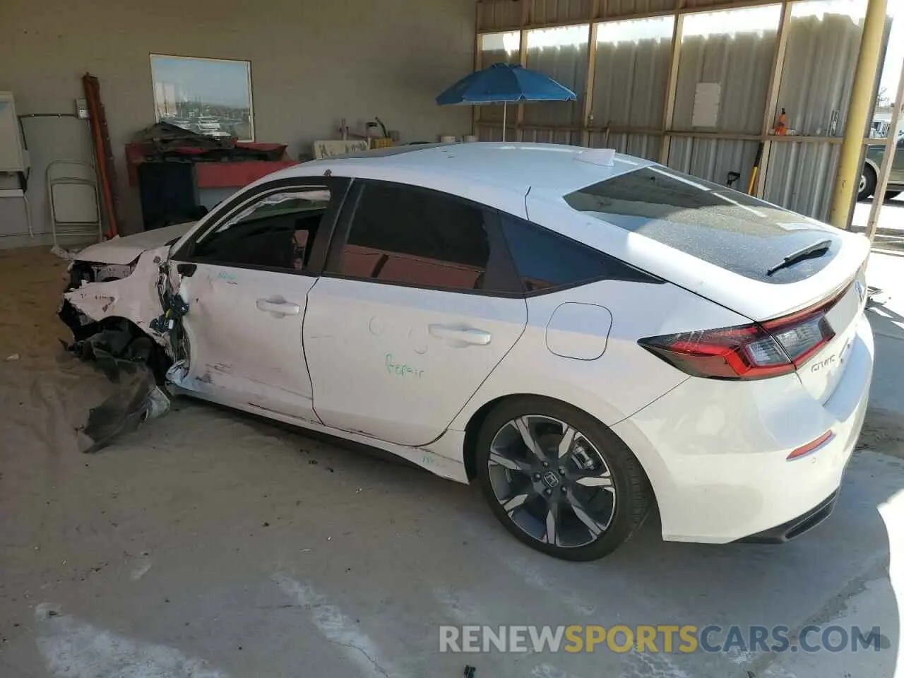2 Photograph of a damaged car 19XFL4H97SE006478 HONDA CIVIC 2025