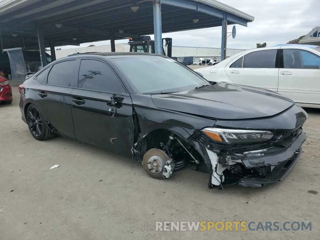 4 Photograph of a damaged car 2HGFE1E50SH473225 HONDA CIVIC 2025