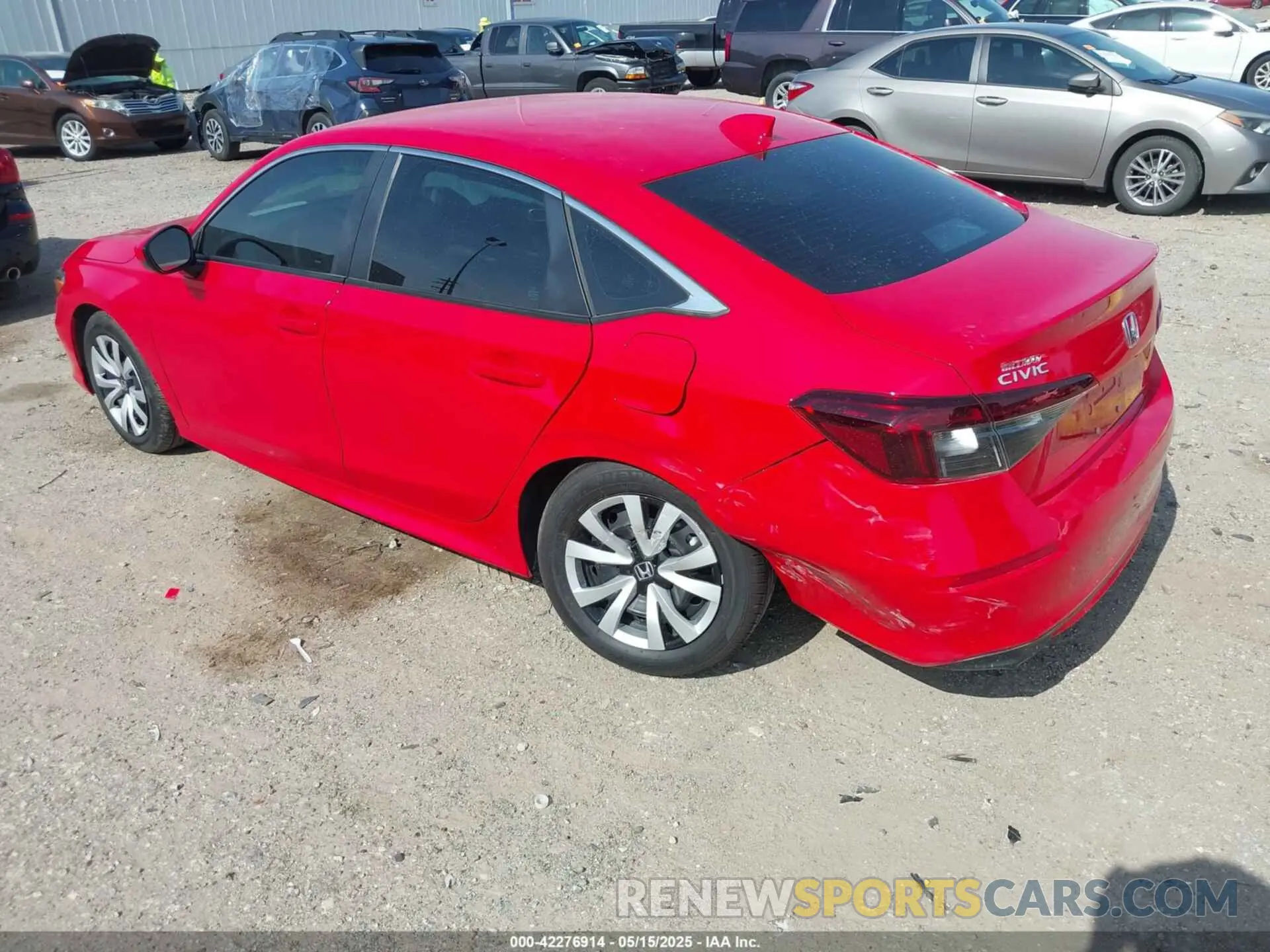 3 Photograph of a damaged car 2HGFE2F21SH553403 HONDA CIVIC 2025