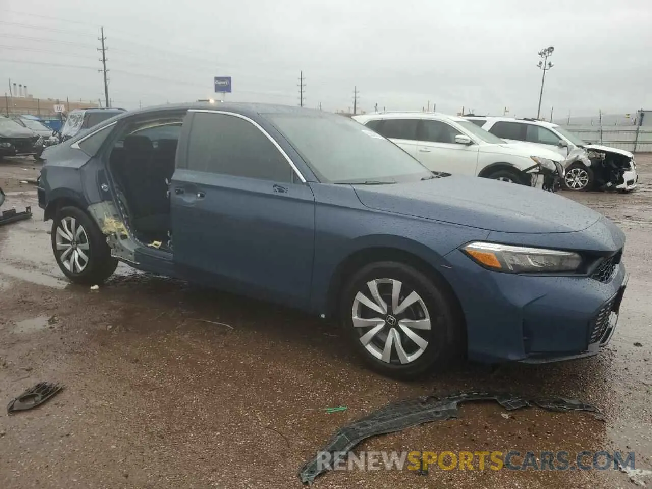 4 Photograph of a damaged car 2HGFE2F21SH554843 HONDA CIVIC 2025