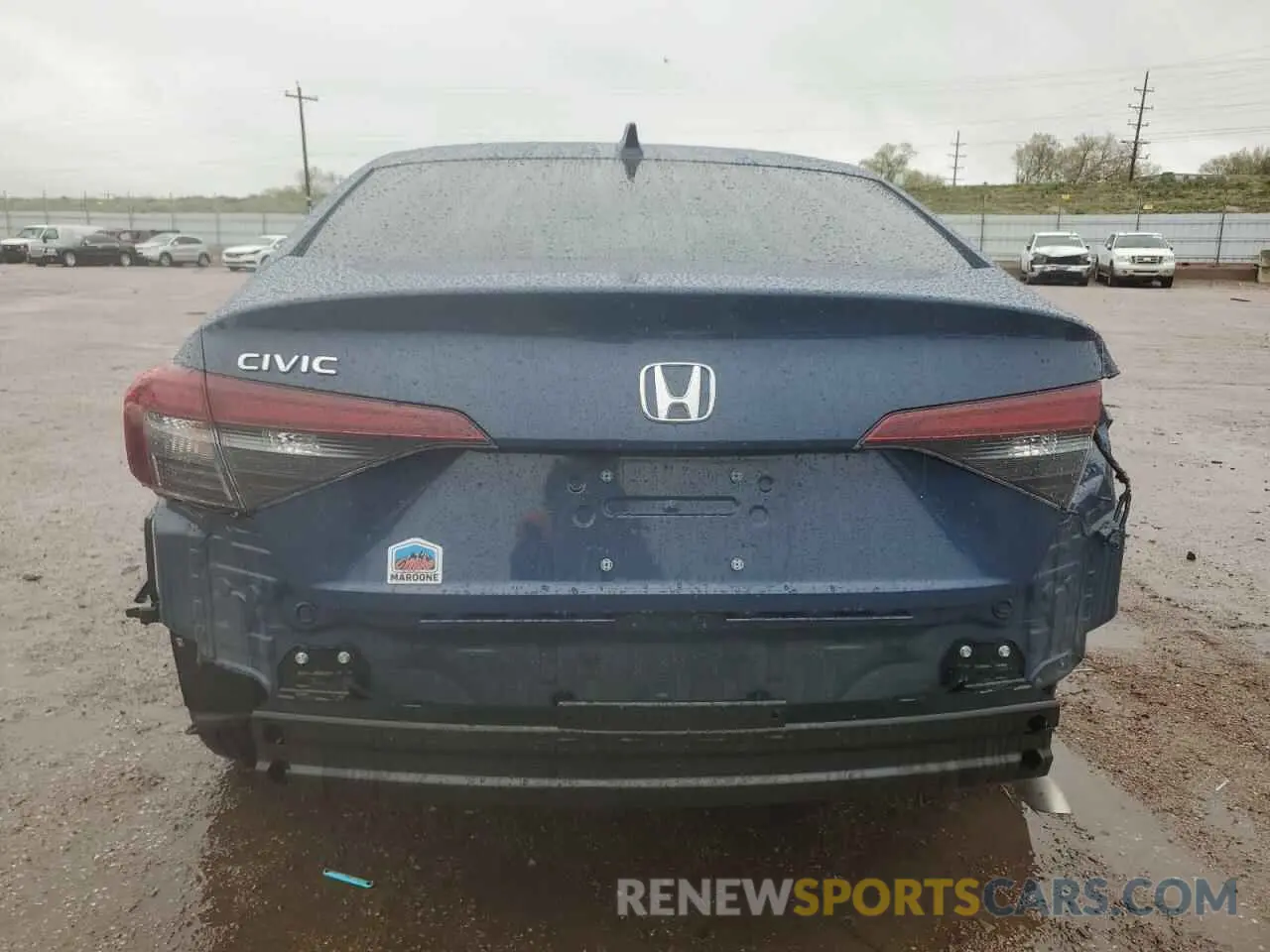 6 Photograph of a damaged car 2HGFE2F21SH554843 HONDA CIVIC 2025