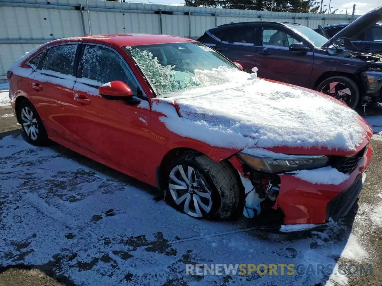 4 Photograph of a damaged car 2HGFE2F22SH524265 HONDA CIVIC 2025