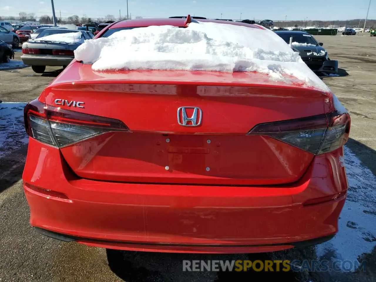 6 Photograph of a damaged car 2HGFE2F22SH524265 HONDA CIVIC 2025