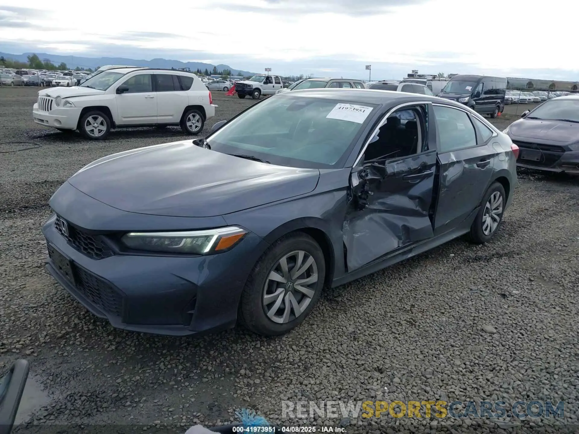 2 Photograph of a damaged car 2HGFE2F22SH529563 HONDA CIVIC 2025