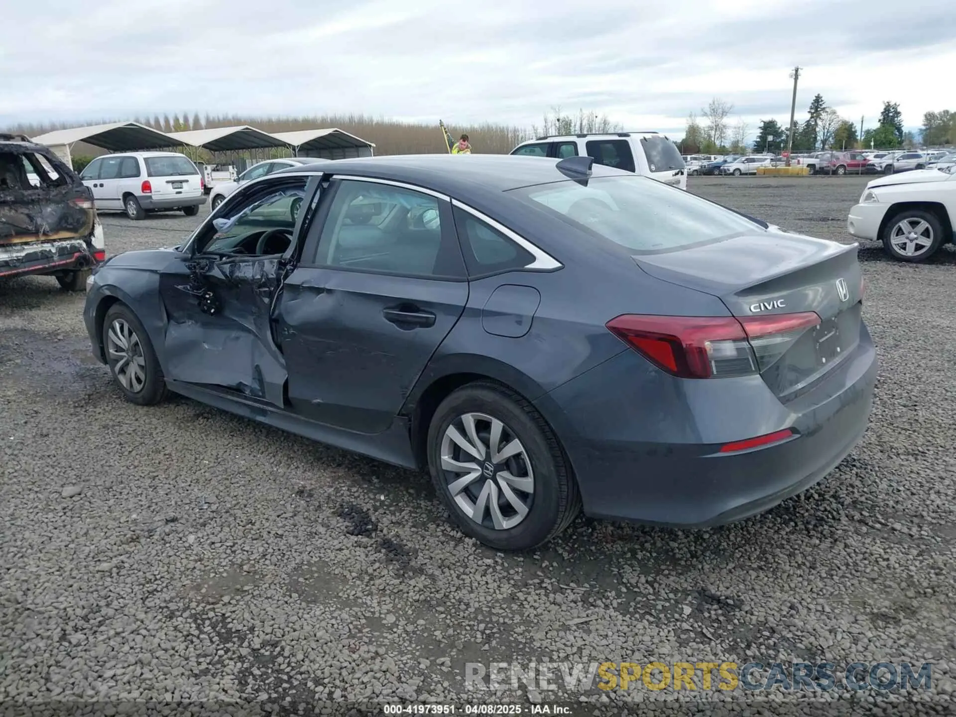 3 Photograph of a damaged car 2HGFE2F22SH529563 HONDA CIVIC 2025