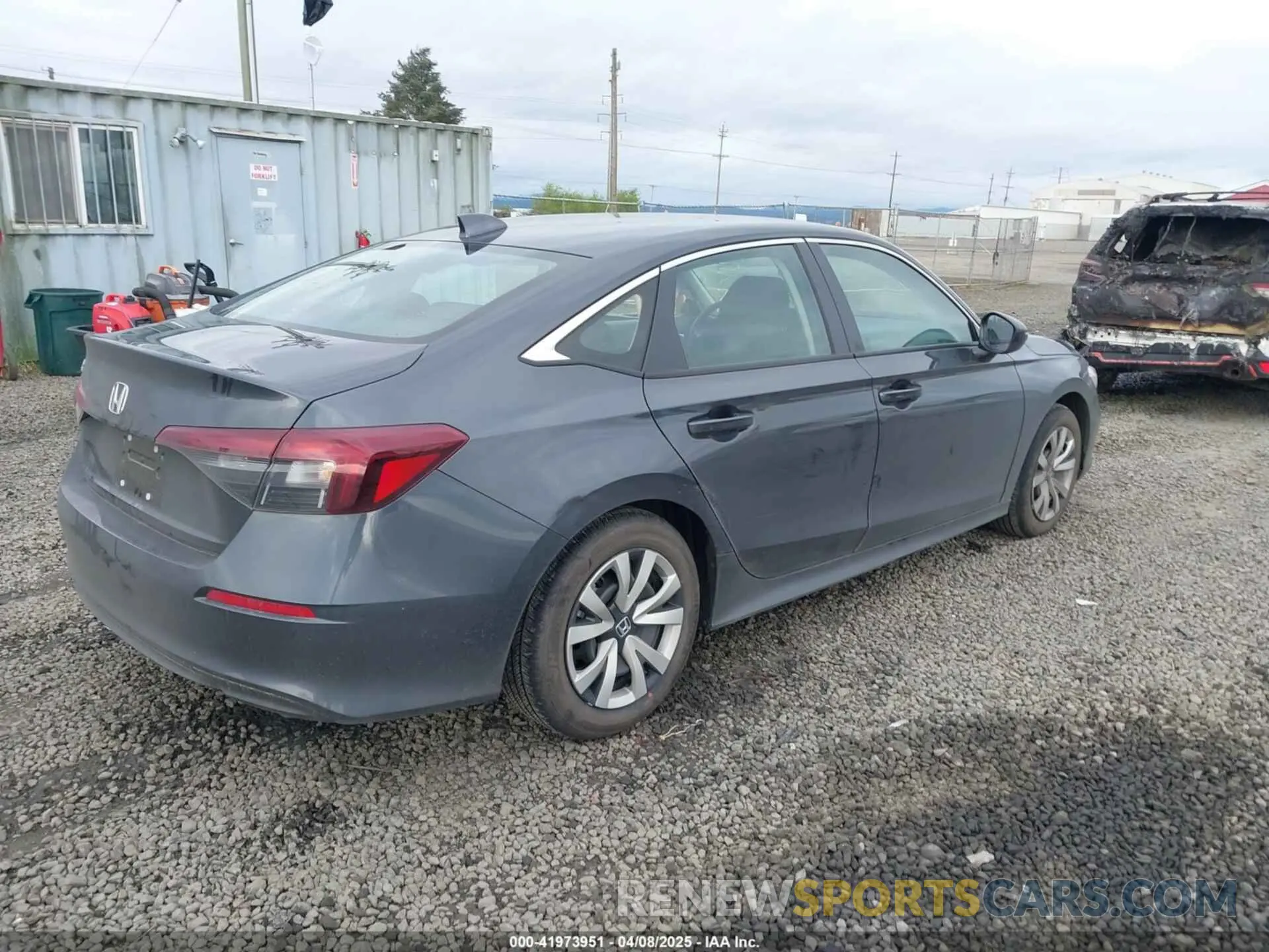 4 Photograph of a damaged car 2HGFE2F22SH529563 HONDA CIVIC 2025