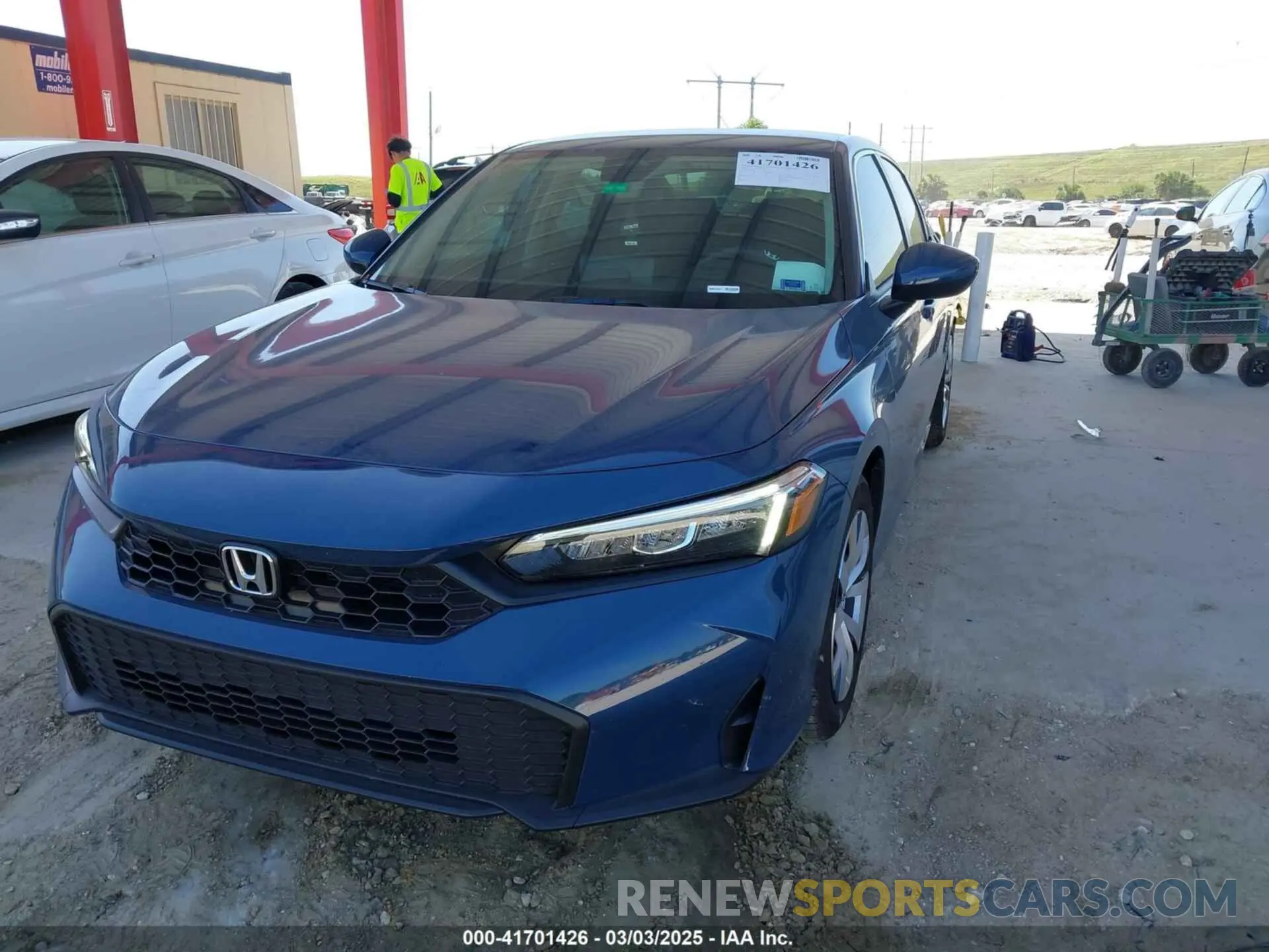 2 Photograph of a damaged car 2HGFE2F22SH541762 HONDA CIVIC 2025